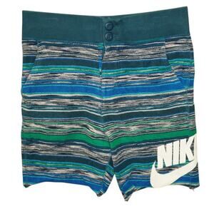 Nike FC Striped Knit Shorts Men’s Small Multicolor 1994 Authentic Logo